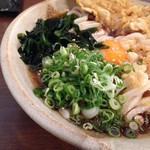 ぶた天ぶっかけうどん大盛り