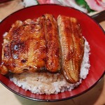 源八 - ランチメニューうな丼。