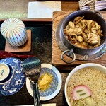 食事処 春日 - 冠地どり釜飯最高に美味いです。