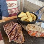 サクレフルール - サーロイン300gにオマールのグラタン