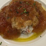 アン ファス - ズワイガニと根セロリのムース甲殻類のジュレ