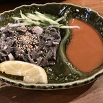 朱楽 - 生センマイ✨特製タレが絶妙に美味しい՞⸝⸝ᵒ̴̶̷  ᵒ̴̶̷⸝⸝՞✨