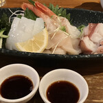 朱楽 - お造り盛り合わせ✨