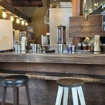 中華そば 螢 - カウンター席もあるよ。