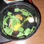 渋谷 松川 - 私の葵の鰻重に付いていた肝吸いです。