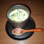 渋谷 松川 東急プラザ渋谷 - 茶碗蒸しです。