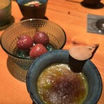 串揚げ 銀ノ鯱 - ライチ　抹茶のブリュレ