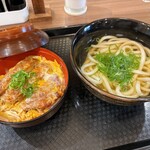 湯田製麺 - Aセット 930円