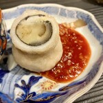 中目黒 若狭 - 〈チェジュ島のハモと茄子のお料理〉
