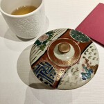中目黒 若狭 - 〈静岡のお茶を使ったプリン〉　煎茶の茶碗で