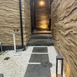 中目黒 若狭 - お店までのアプローチ