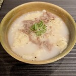 中目黒 若狭 - 選べる〆　〈コムタンラーメン〉　ハーフサイズ