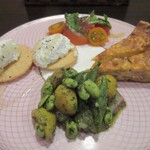 ジュイップ - 前菜盛り合わせを反対方向から