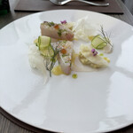 Restaurant Bellustar - アレルギー対応したオードブル