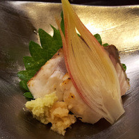 和食 おの寺 - お造り盛合せ（鰆,烏賊）