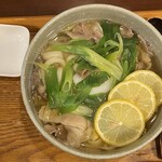 花坊 - 肉ねぎレモンうどん