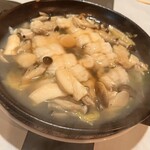 多満喜 - 鱧と帆立の陶板蒸し