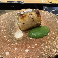 澤田 - 鰻（愛知県産、養殖）の印籠焼き、蓼酢添え