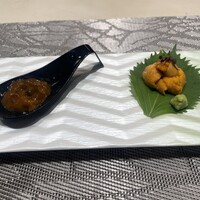 加藤牛肉店 小川のうに - 塩ウニと馬糞雲丹
