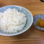 荒湘 - ライスとお新香