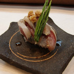 寿司栄 - イワシ芽ネギ巻