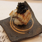 寿司栄 - 天然うなぎキャビアのせ