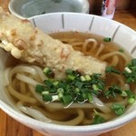 さぬきのうどんや - 
「かけうどん」と「ちくわ天」