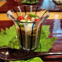 味工房まんま 別館 - じゅんさいと鱧の酢の物