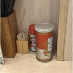 めん処 羽鳥 - 卓上調味料類