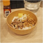 めん処 羽鳥 - 三食丼 セット価格100円