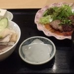 Sushi No Ikumi - ミニ丼とマグロほほ肉ステーキ