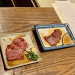 和牛焼肉成城大臣 - 天国コース、前菜枠2人分