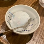 和牛焼肉成城大臣 - 天国コース、ラムネシャーベット