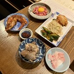 和牛焼肉成城大臣 - 天国コース、前菜枠2人分