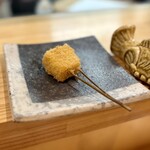 はい、串揚げです。 - コーンクリームコロッケ