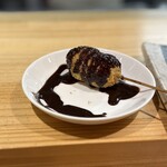 はい、串揚げです。 - チョコバナナ