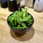 はい、串揚げです。 - 枝豆