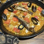スペイン料理の店 Amunt - 鮎と夏野菜のパエリア