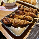 Seafood to Kushiyaki Matoi Suisan - 雞腿串♪