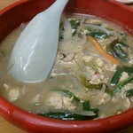 ジンギスカンもいきり立つ ぼくちゃんのアイドル チョメチョメラーメン　800円