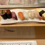 あっぱれ寿司 秋田駅東口店 - 板さん特選盛り　の一部