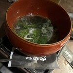 焼肉ハウス大将軍 - ワカメスープ