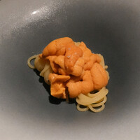 蒼 - 福井小浜の赤雲丹の冷製フェデリーニ