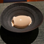 蒼 - 比内地鶏卵と花の香酒造赤酒のアイスクリーム