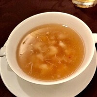 中国料理 彩龍 - 海のコラーゲンと海の幸入りとろみスープ