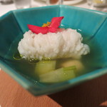 レストラン ラッセ - 26年9月　鱧の落とし　アップ