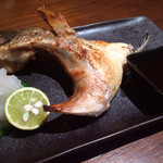 h Izakaya Haru - かんぱちのカマの塩焼き