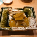 東麻布 天本 - 千葉黒あわび、肝ソース