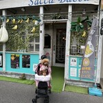 サッカバッカ - 入り口前で記念撮影ｗ