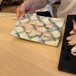 山玄茶 - それより旬で新鮮な目利きしたお魚が食べたいの。今日は美味しい縁側が入ったので炙りで。